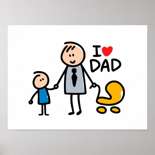 Love Daddy print (Voorkant)