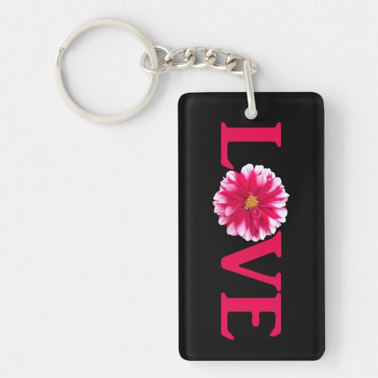 Love Dahlia Sleutelhanger (Voorkant)