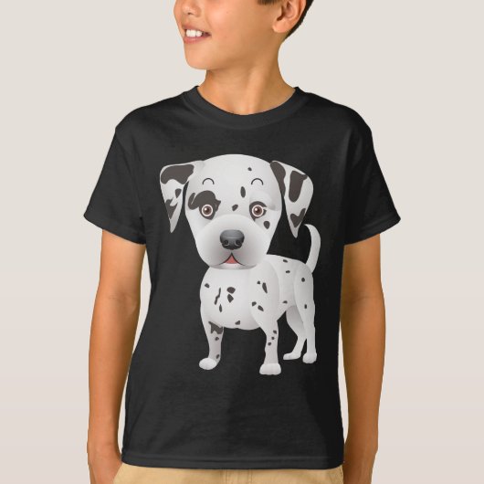 Love Dalmatian Puppy Dog T shirt (Voorkant)