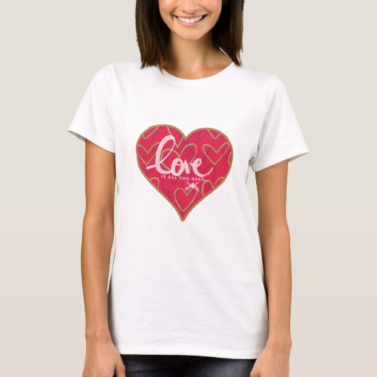Love Dames T-Shirt (Voorkant)