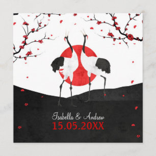 Love Dance - Wedding Invitation - square Kaart