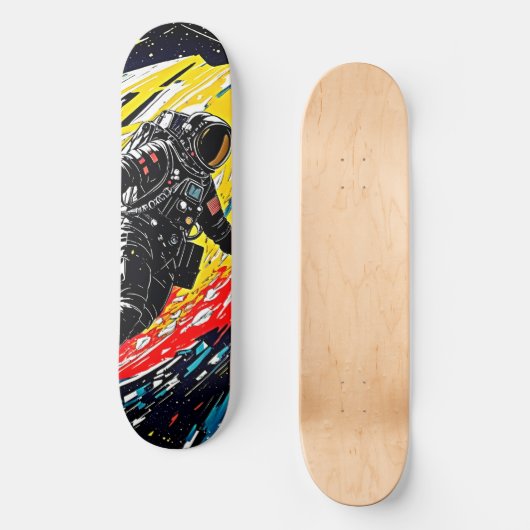 Lové dans l'espace : Cosmic Adventure Skateboard (Recto)