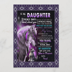 Love Daughter   Brief aan mijn dochter-liefde voor Kaart