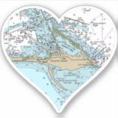 Love Dauphin Island Al Sticker (Voorkant)