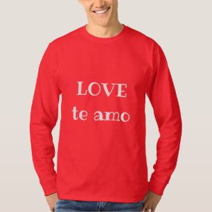 LOVE de amo Classic Ronde Stickers T-shirt