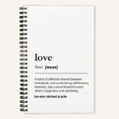 Love Definition Mariage Journal moderne (Recto)