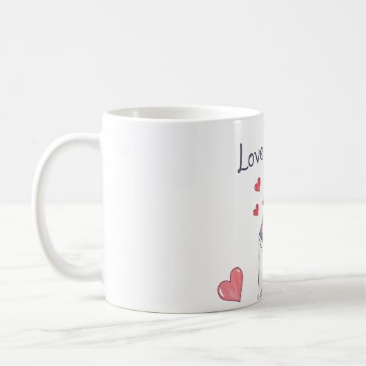 Love Delivered Mug (Gauche)
