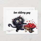 Love Delivery Guy Briefkaart (Voorkant / Achterkant)