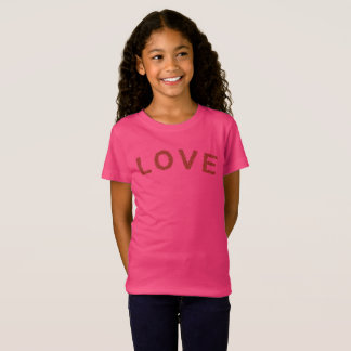 LOVE-Design aus kleinen roten Herzen für Sie T-shirt