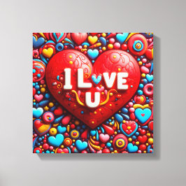 Love design Canvas Print