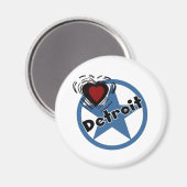 Love Detroit Magneet (Voorkant / Achterkant)