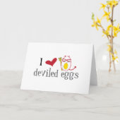 Love Deviled Eggs Kaart (Gele Bloem)