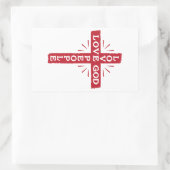 LOVE DIEU - LOVE PEOPLES - Stickers CHRÉTIENS (Sac)