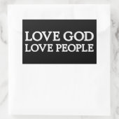 LOVE DIOD - LOVE PEOPLE - Stickers chrétiens (Sac)