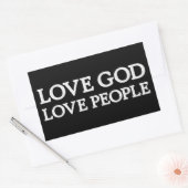 LOVE DIOD - LOVE PEOPLE - Stickers chrétiens (Enveloppe)