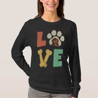 Love Dog Newfoundland Dog Hondenras T-shirt