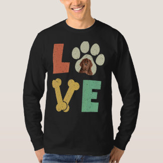 Love Dog Newfoundland Dog Hondenras T-shirt