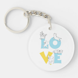 love dog sleutelhanger