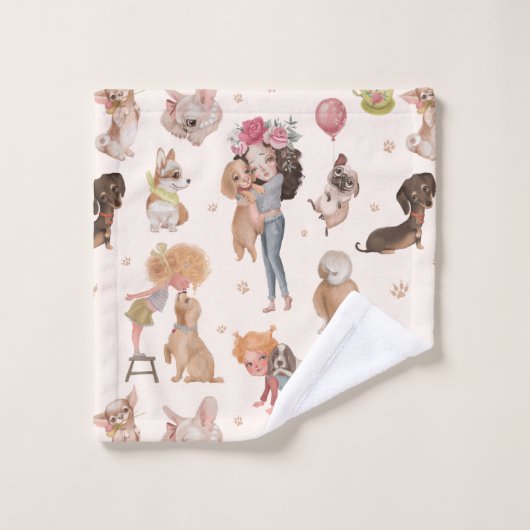 Love Dogs (Gant de toilette)