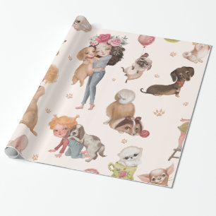 Love Dogs Cadeaupapier