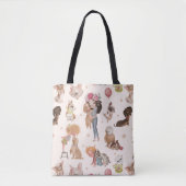 Love Dogs Canvas tas (Voorkant)