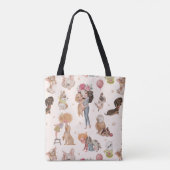 Love Dogs Canvas tas (Achterkant)