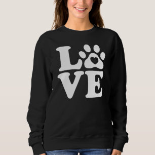 Love Dogs Paw Print Trui