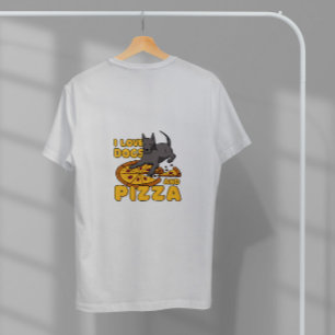 Love Dogs Pizza T-shirt