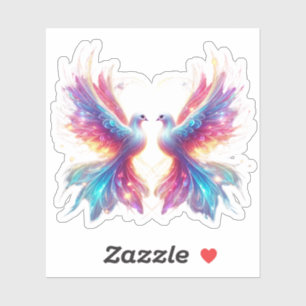 Love Dove Birds Sticker