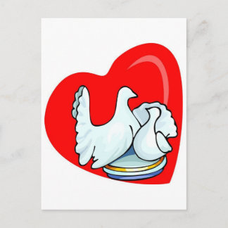 Love Doves Briefkaart