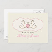 Love Doves Briefkaart (Voorkant / Achterkant)