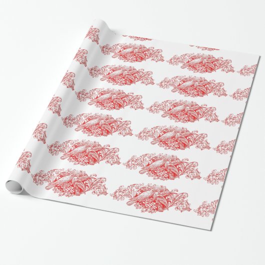  Love Doves Gift Wrapping Paper Cadeaupapier (Uitgerold)