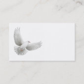 Love Doves Romantic Visitekaartje (Achterkant)