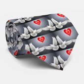 Love Doves Stropdas (Opgerold)