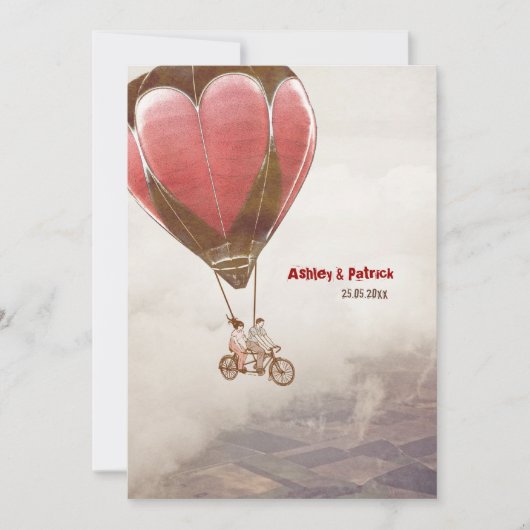 Love Dream Wedding Invite Kaart (Voorkant)