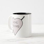 Love Drums Mug (Devant gauche)