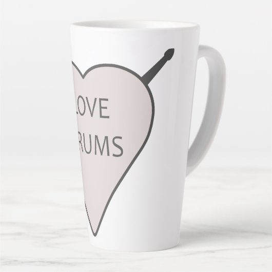 Love Drums Mug (Angle droit)