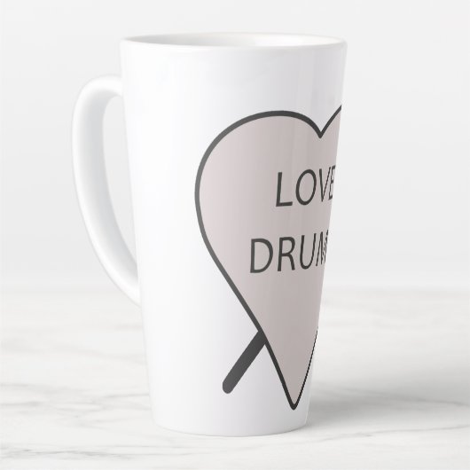 Love Drums Mug (Angle gauche)