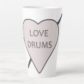 Love Drums Mug (Devant)