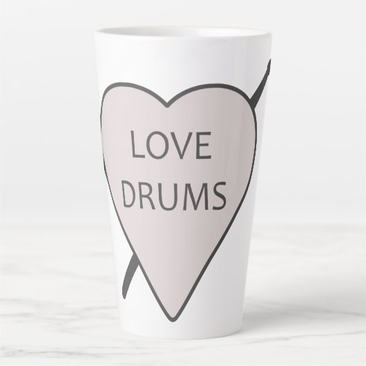 Love Drums Mug (Devant)