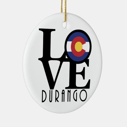 LOVE Durango Keramisch Ornament (Rechts)