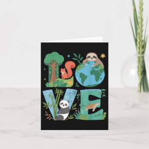 Love Earth Day Planet 2025 Jubileum Milieu Kaart