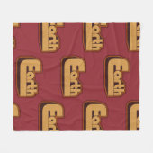 Love Earth Fleece Deken (Voorkant (Horizontaal))