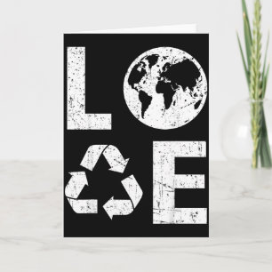 Love Earth & Recycle Recycling Kaart