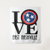 LOVE East Nashville Wandkleed (Voorkant)