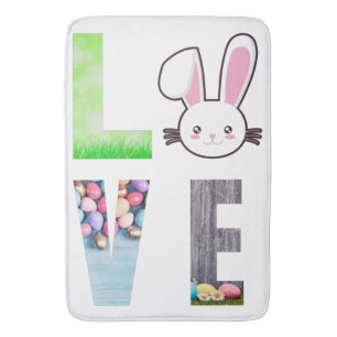 Love Easter - Easter Bunny - Easter Egg Badmat