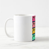 Love Eat Play Art Print Koffiemok (Links)