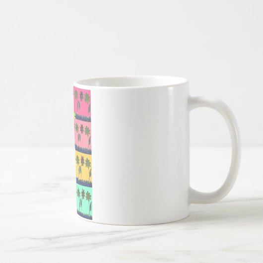 Love Eat Play Art Print Koffiemok (Rechts)