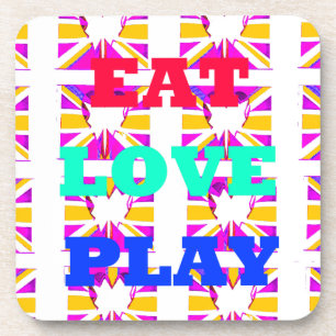 Love Eat Play Heart Hakuna Matata kleuren.png Drankjes Onderzetter
