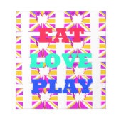 Love Eat Play Heart Hakuna Matata kleuren.png Notitieblok (Voorkant)